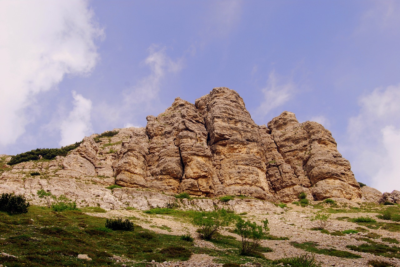 Kalnas, Dolomitai, Rokas, Italy, Maži Dolomitai, Dangus, Nemokamos Nuotraukos,  Nemokama Licenzija