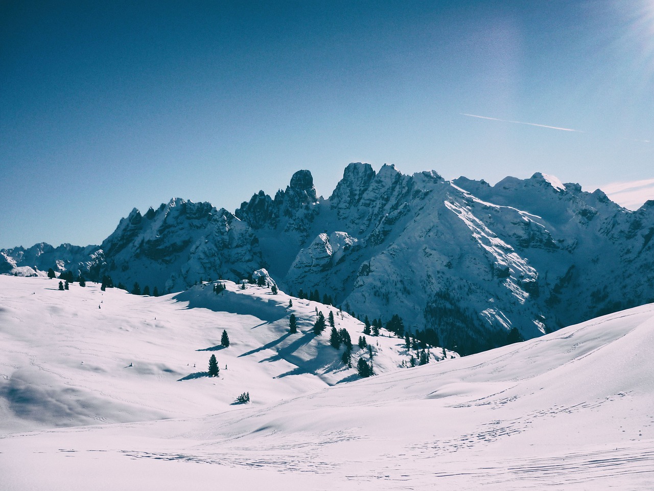 Dolomitai, Kalnas, Žiema, Sniegas, Kraštovaizdis, Nemokamos Nuotraukos,  Nemokama Licenzija