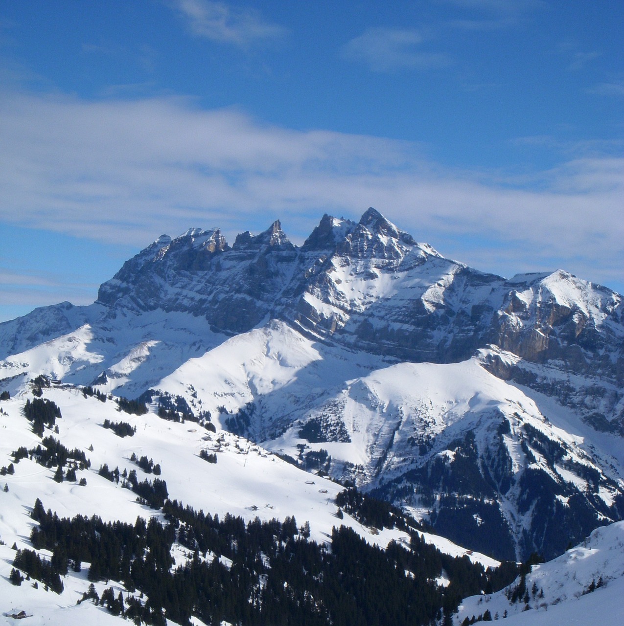 Kalnas, Sniegas, Dents Du Midi, Šveicarija, Nemokamos Nuotraukos,  Nemokama Licenzija