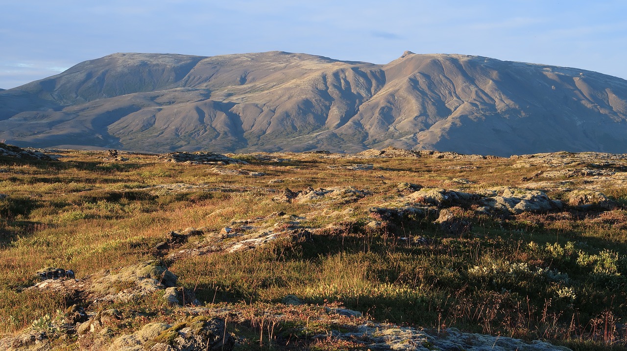 Kalnas, Iceland, Gamta, Kraštovaizdis, Kelionė, Icelandic, Lauke, Vaizdingas, Vulkaninis, Vasara