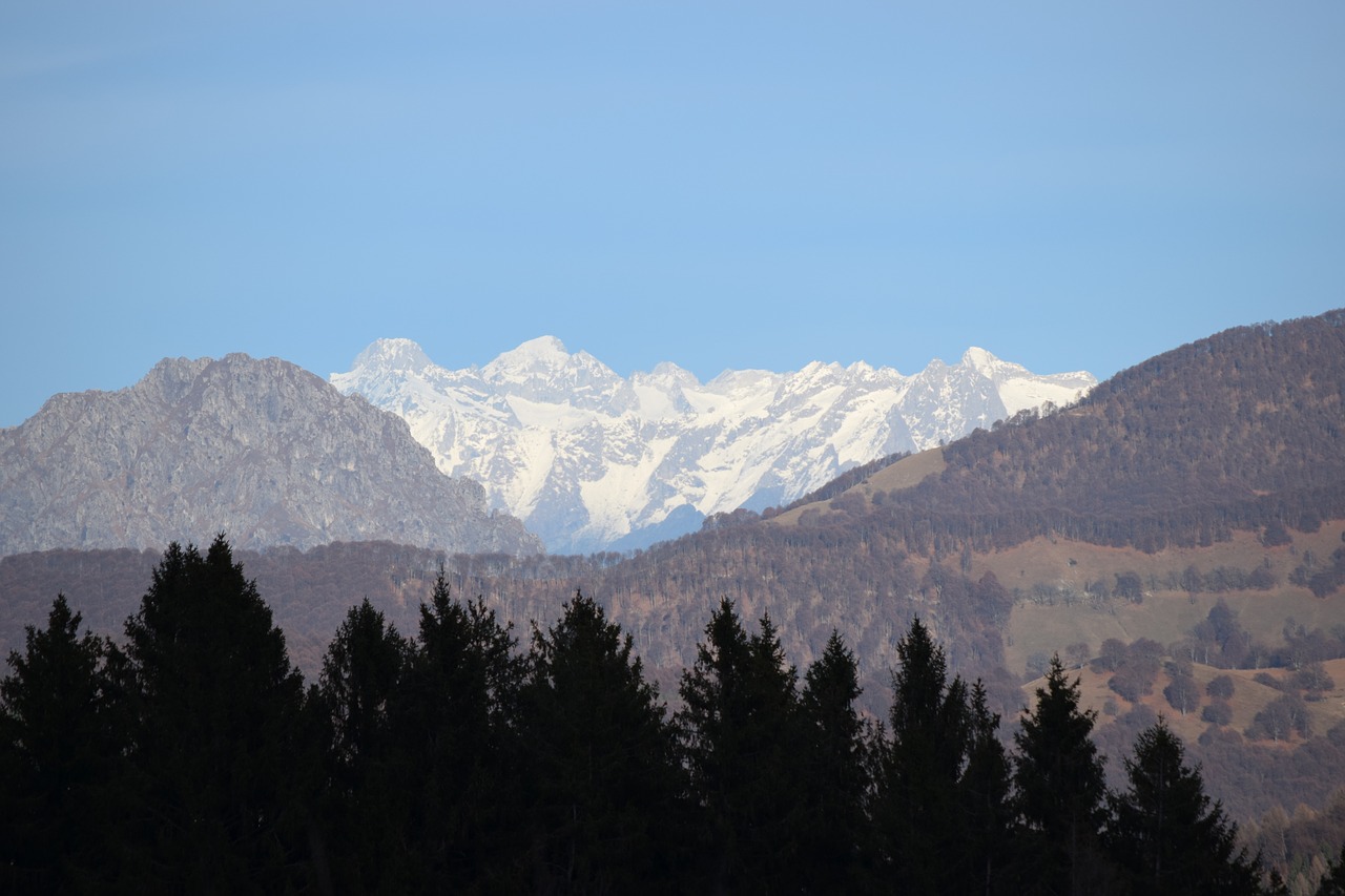 Kalnas, Sniegas, Snieguotas Kalnas, Sniegas, Žiema, Kalnai, Kraštovaizdis, Medžiai, Nemokamos Nuotraukos,  Nemokama Licenzija