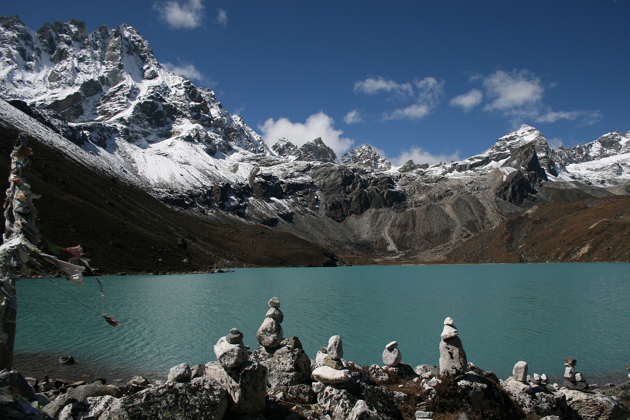 Kalnas, Nepalas, Ežeras, Sniegas, Nemokamos Nuotraukos,  Nemokama Licenzija