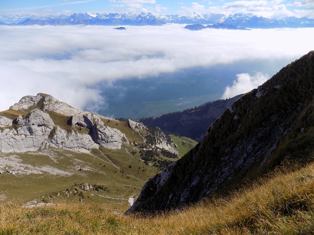 Kalnas, Mt Pilatusas, Šveicarija, Nemokamos Nuotraukos,  Nemokama Licenzija