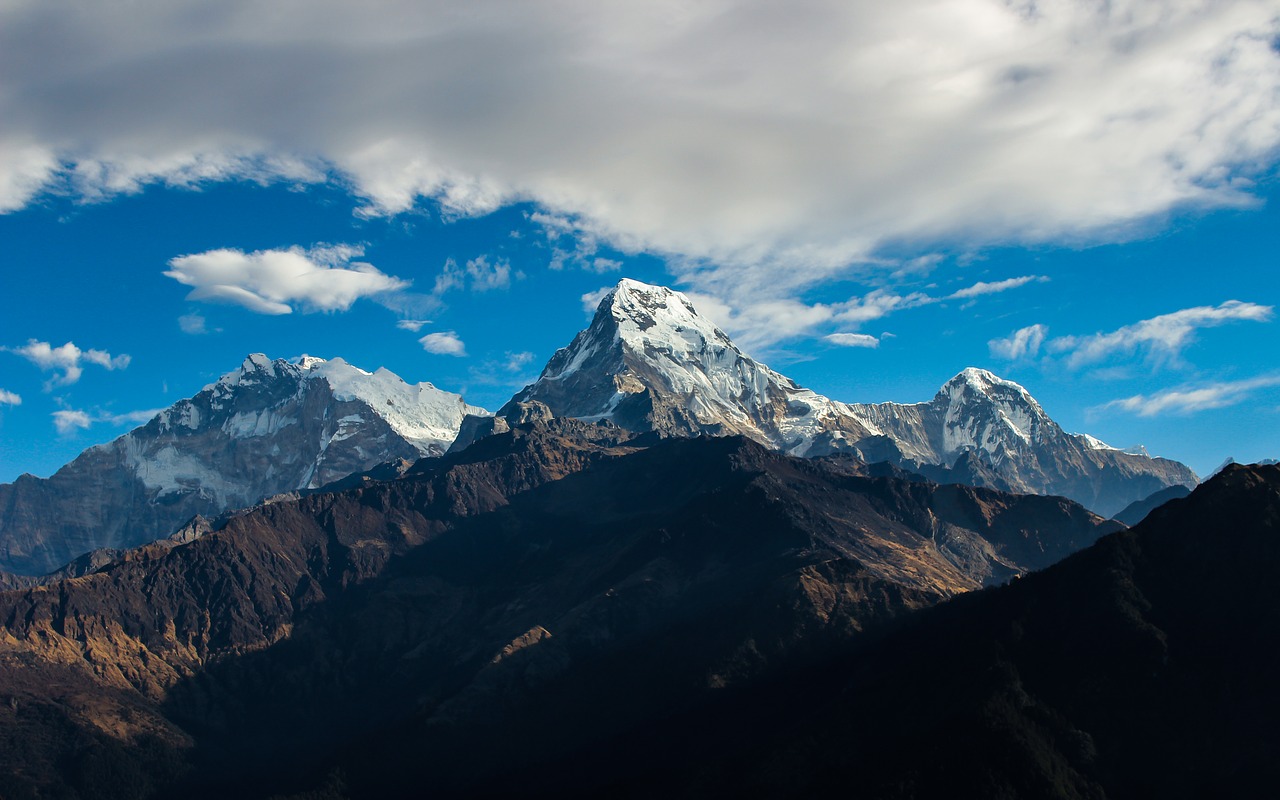 Kalnas, Himalajus, Kelionė, Kraštovaizdis, Piko, Asija, Diapazonas, Turizmas, Nepalas, Žygiai