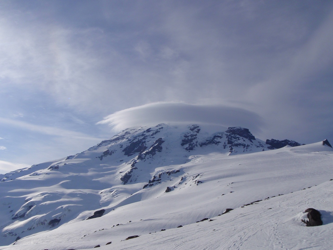 Kalnas, Rainier, Lenticular, Nemokamos Nuotraukos,  Nemokama Licenzija