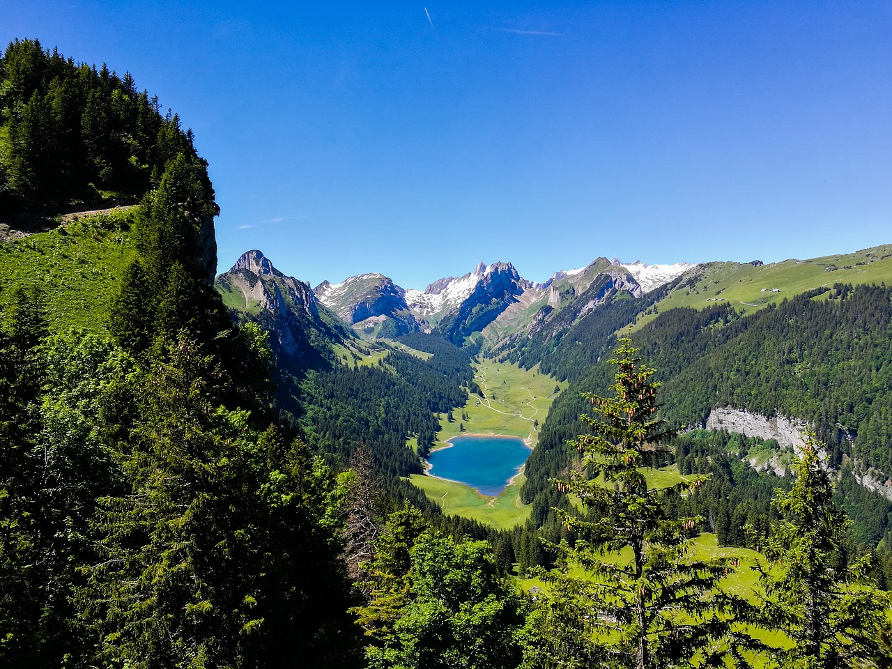 Kalnas, Highland, Dangus, Aukščiausiojo Lygio Susitikimas, Kraigas, Kraštovaizdis, Gamta, Slėnis, Mėlynas, Ežeras