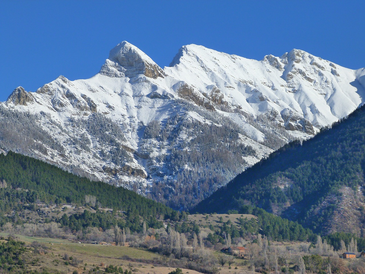 Kalnas, Snieguotas, Žiema, Gamta, Snieguotas Kraštovaizdis, Hautes Alpes, Lauche, Nemokamos Nuotraukos,  Nemokama Licenzija