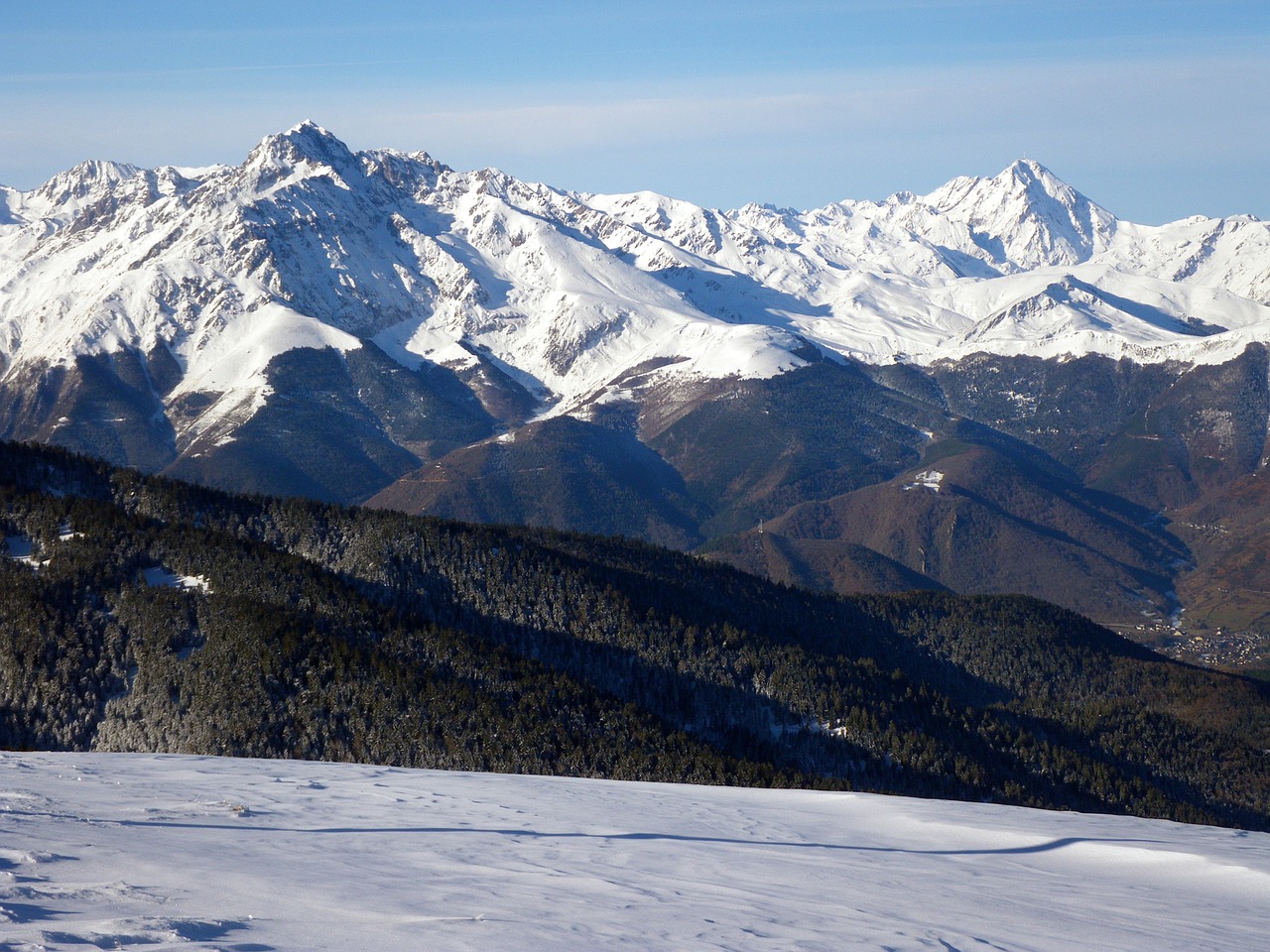 Kalnas, Sniegas, Žiema, Pyrénées, Nemokamos Nuotraukos,  Nemokama Licenzija