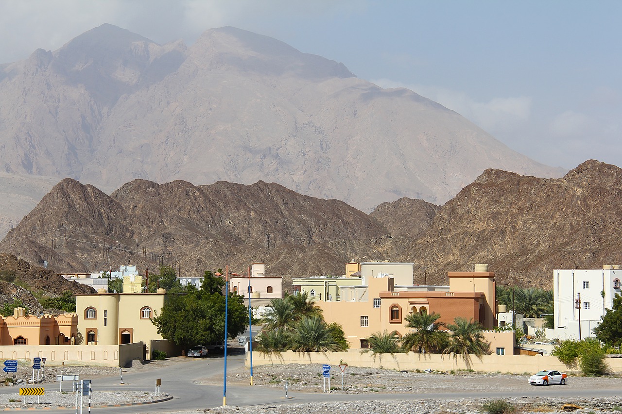 Kalnas,  Panoraminis,  Kraštovaizdis,  Kelionė,  Gamta,  Nizwa,  Oman,  Nuostabus,  Gražus,  Dangus