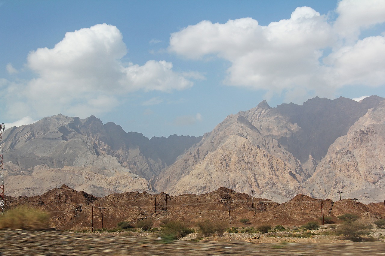 Kalnas,  Panoraminis,  Kraštovaizdis,  Kelionė,  Gamta,  Nizwa,  Oman,  Nuostabus,  Gražus,  Dangus