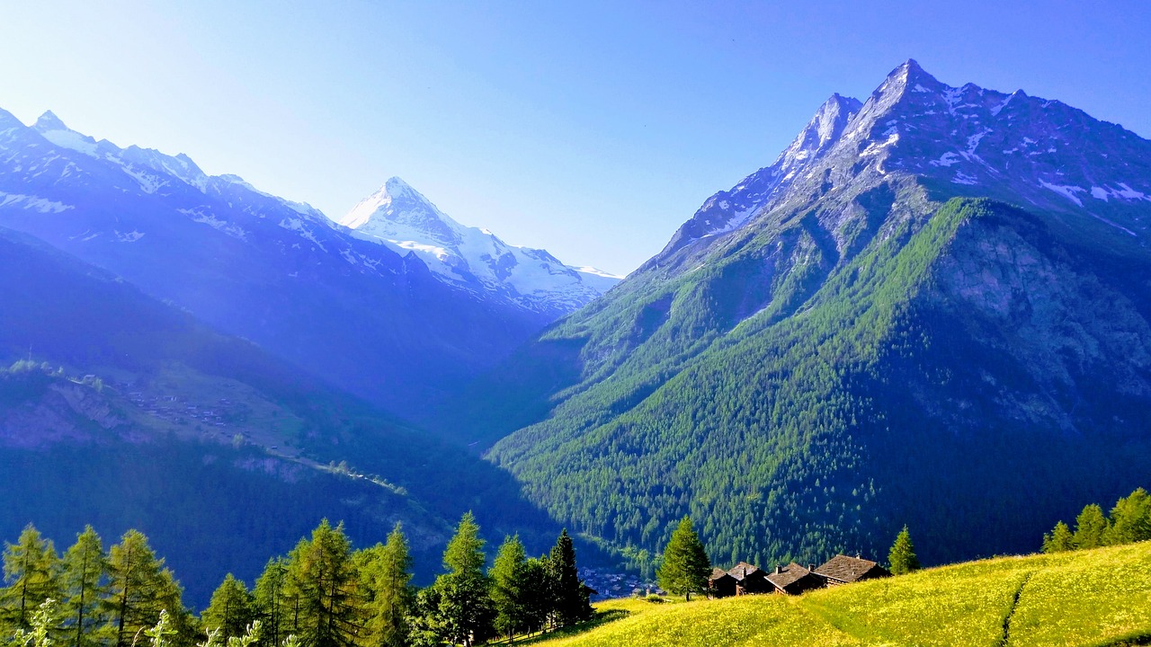 Kalnų,  Šveicarija,  Valais,  Kraštovaizdis,  Kalnai,  Summit,  Panorama,  Pobūdį,  Vasara,  Balta Dantis