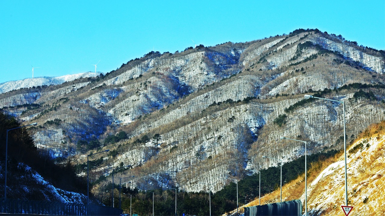 Kalnų,  Sniegas,  Žiemos,  Pobūdį,  Peizažas,  Alpinizmas,  Dangus,  Baltos Spalvos,  Korėja,  Šis Tipas