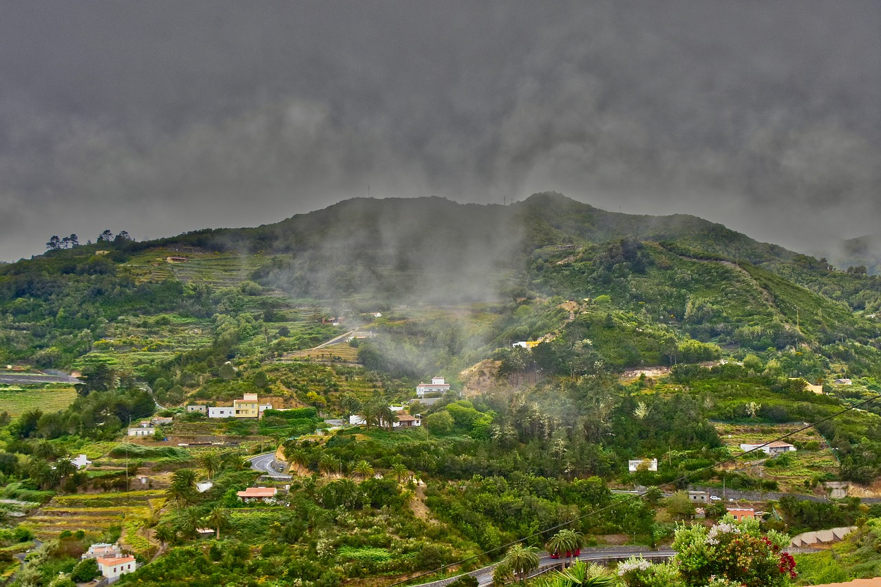 Kalnų,  Debesys,  Prekybos Vėjai,  Gomera,  Dangus,  Pobūdį,  Panorama, Nemokamos Nuotraukos,  Nemokama Licenzija