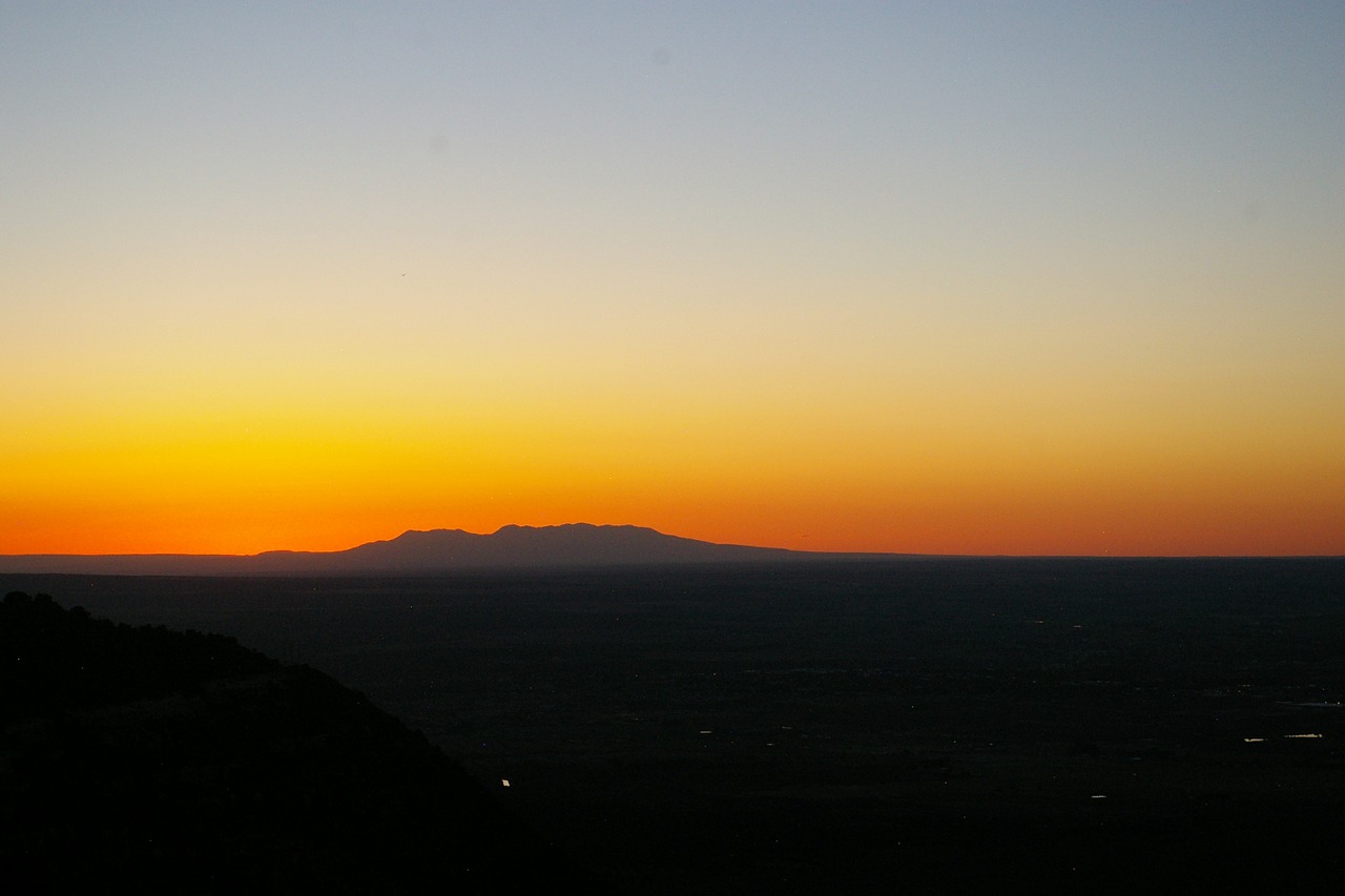 Kalnas, Saulėlydis, Švytėjimas, Oranžinė, Dangus, Mesa Verde Nacionalinis Parkas, Utah, Nemokamos Nuotraukos,  Nemokama Licenzija