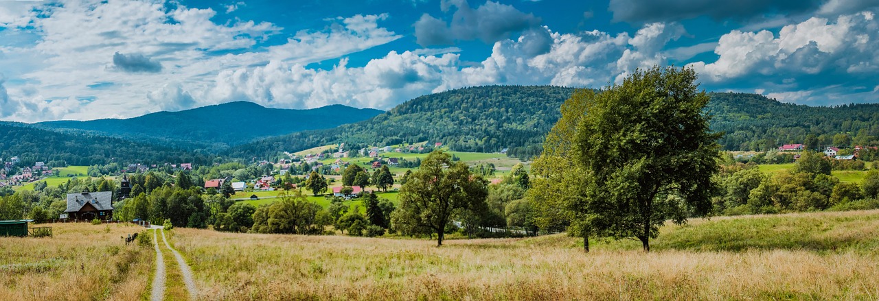 Kalnas, Kalnai, Viršuje, Kraštovaizdis, Dangus, Rokas, Lenkija, Medis, Vaizdas Iš Viršaus, Gamta