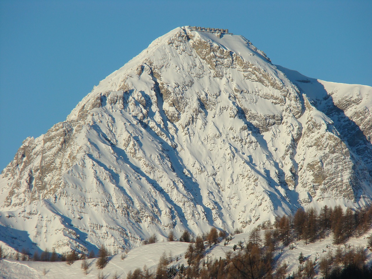 Kalnas, Italy, Vienišas, Gamta, Sniegas, Sestriere, Žiema, Alpės, Nemokamos Nuotraukos,  Nemokama Licenzija