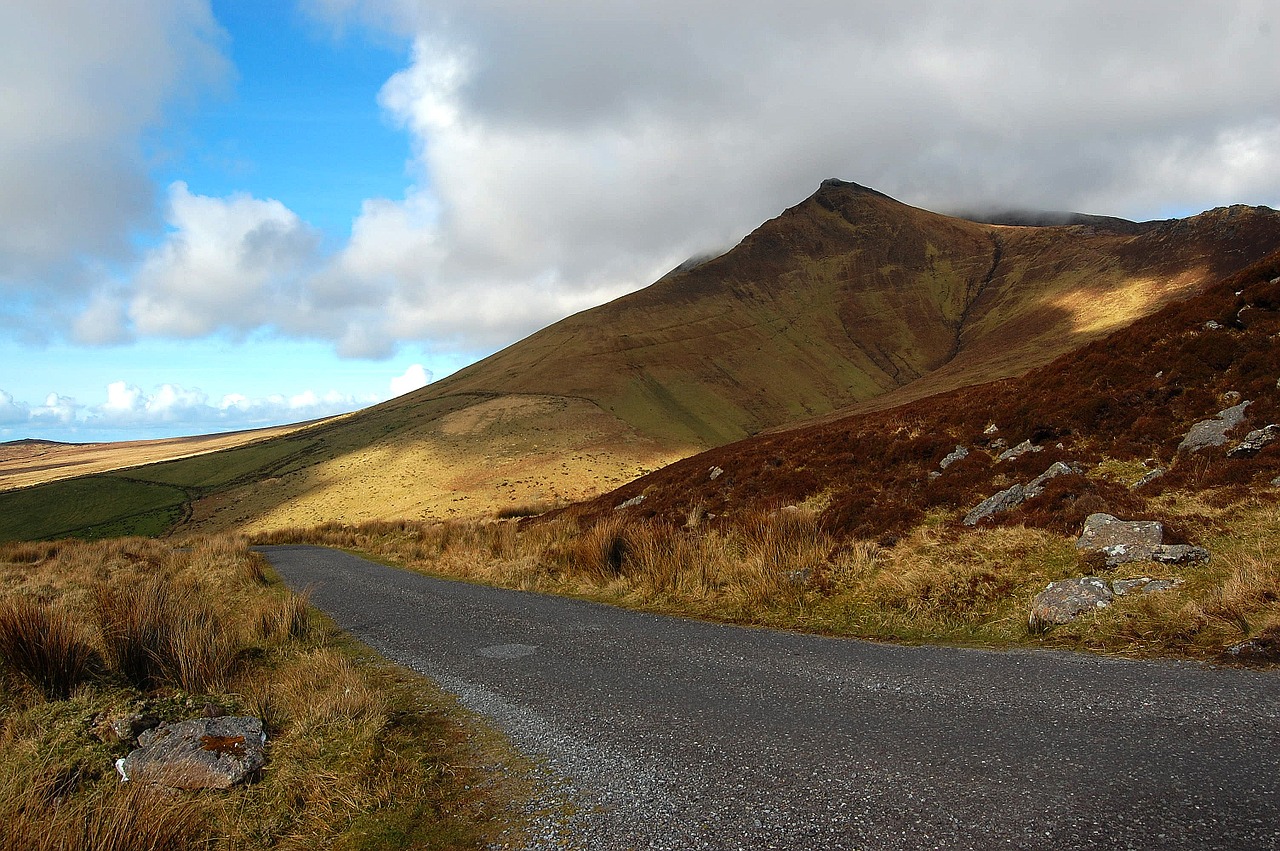 Kalnas, Kalnų Kelias, Airija, Kraštovaizdis, Nemokamos Nuotraukos,  Nemokama Licenzija