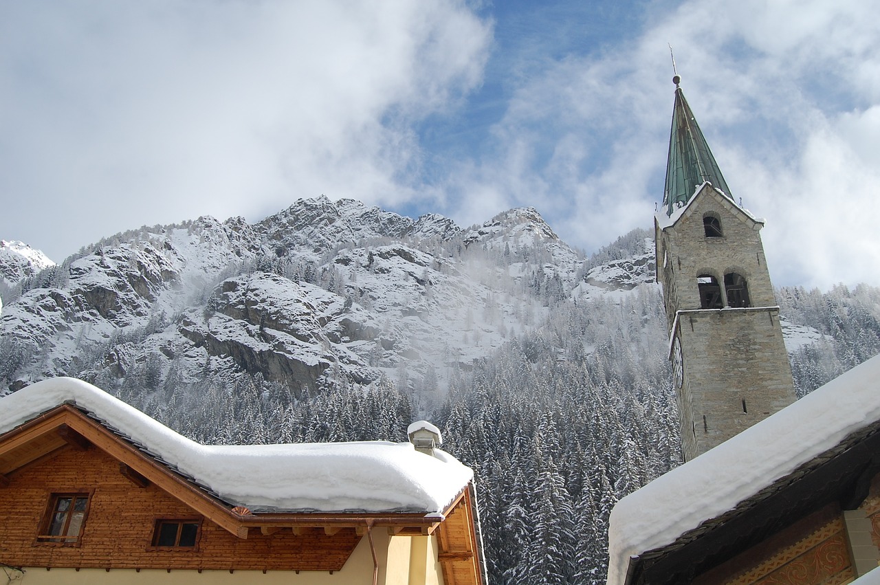 Kalnas,  Val Aukcione,  Sniegas,  Gressoney, Nemokamos Nuotraukos,  Nemokama Licenzija