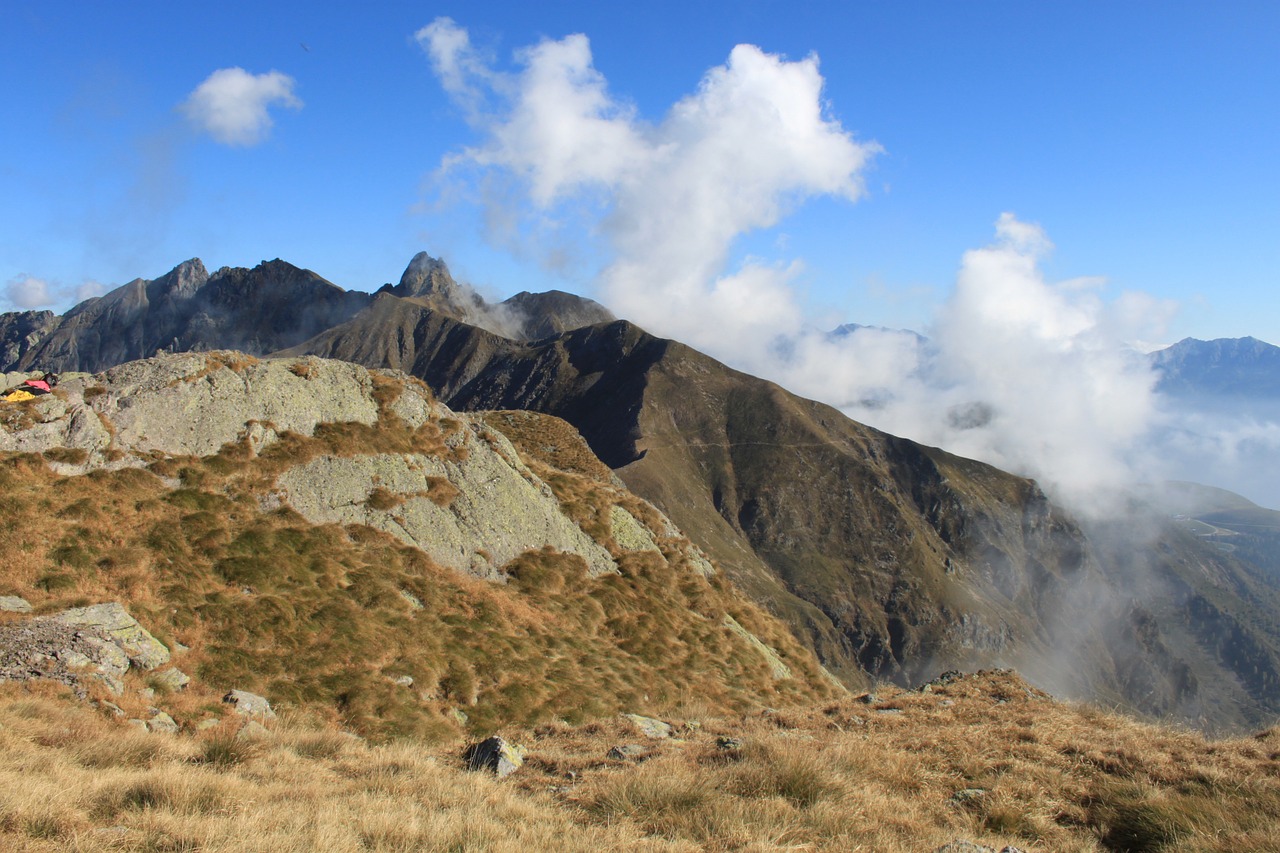 Kalnas, Kalnai, Alpės, Kraštovaizdis, Žygiai, Italy, Debesys, Prealpi, Gamta, Nemokamos Nuotraukos