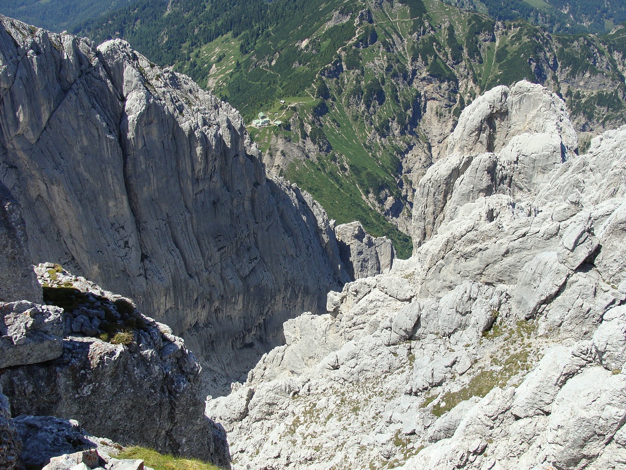 Kalnas, Highlands, Tyrol, Wilder Kaiser, Kraštovaizdis, Gamta, Vaizdas, Slėnis, Lauke, Rokas