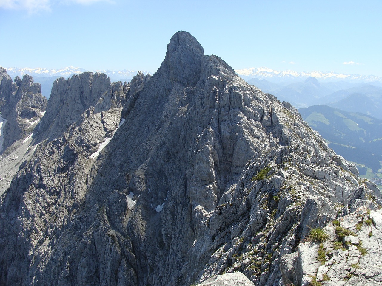 Kalnas, Piko, Aukščiausiojo Lygio Susitikimas, Tyrol, Alpės, Wilder Kaiser, Gamta, Kraštovaizdis, Vaizdas, Viršuje