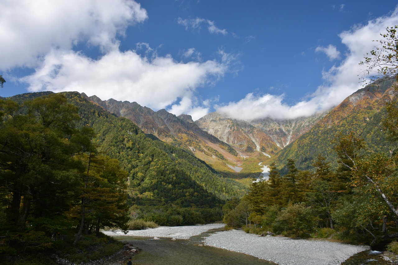 Kalnas, Japonija, Kamikochi, Nagano, Motina Gamta, Kraštovaizdis, Nemokamos Nuotraukos,  Nemokama Licenzija