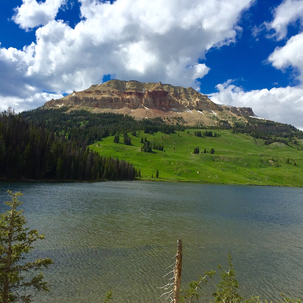 Kalnas, Ežeras, Montana, Nemokamos Nuotraukos,  Nemokama Licenzija