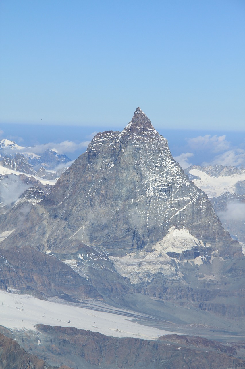Kalnas, Matterhorn, Kraštovaizdis, Piko, Sniegas, Žiema, Nemokamos Nuotraukos,  Nemokama Licenzija