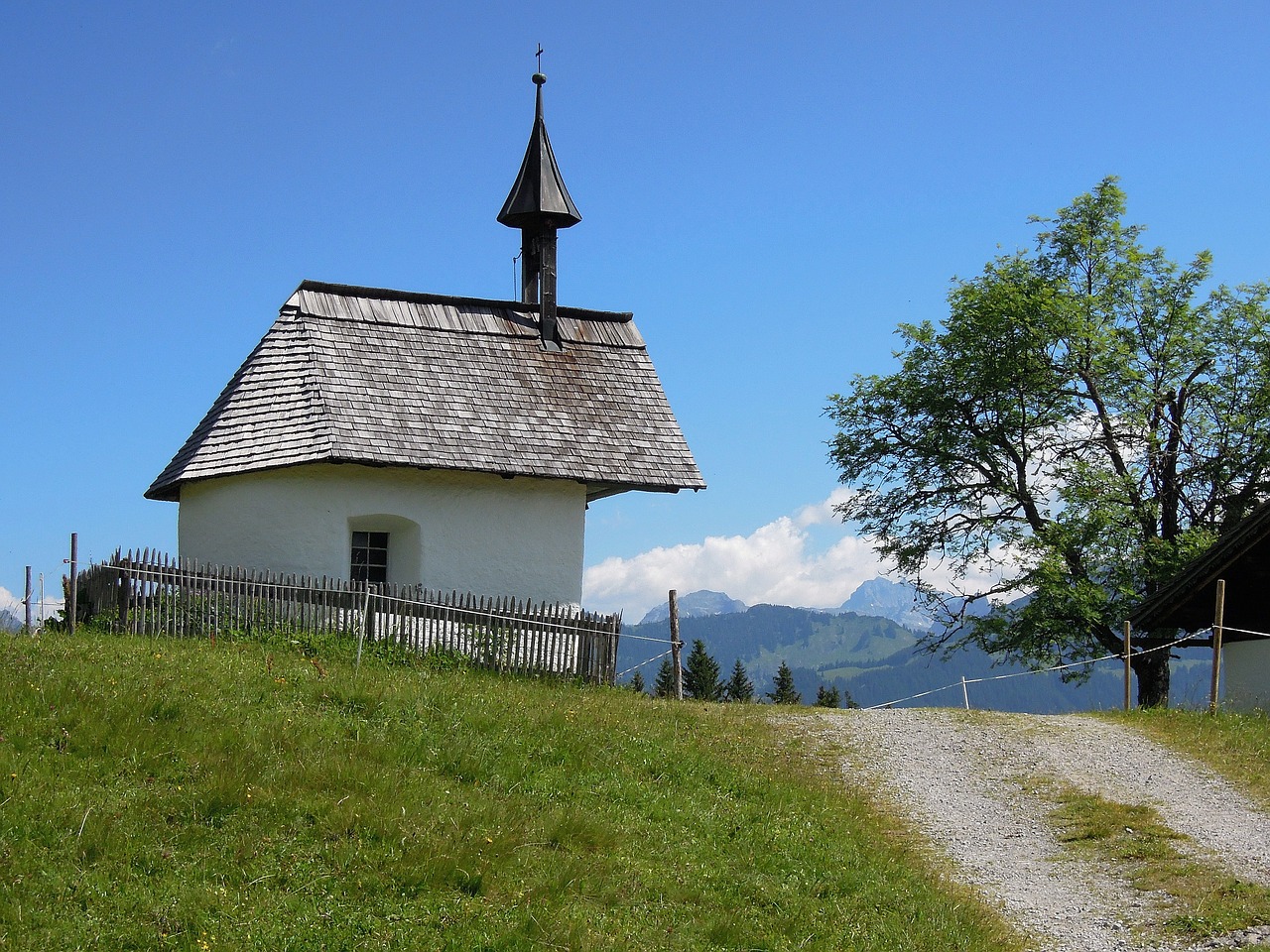 Kalnų Koplyčia, Koplyčia, Ąžuolo Kalnas Prie Ežero Constance, Takas, Bažnyčia, Kalnai, Alpių, Nemokamos Nuotraukos,  Nemokama Licenzija