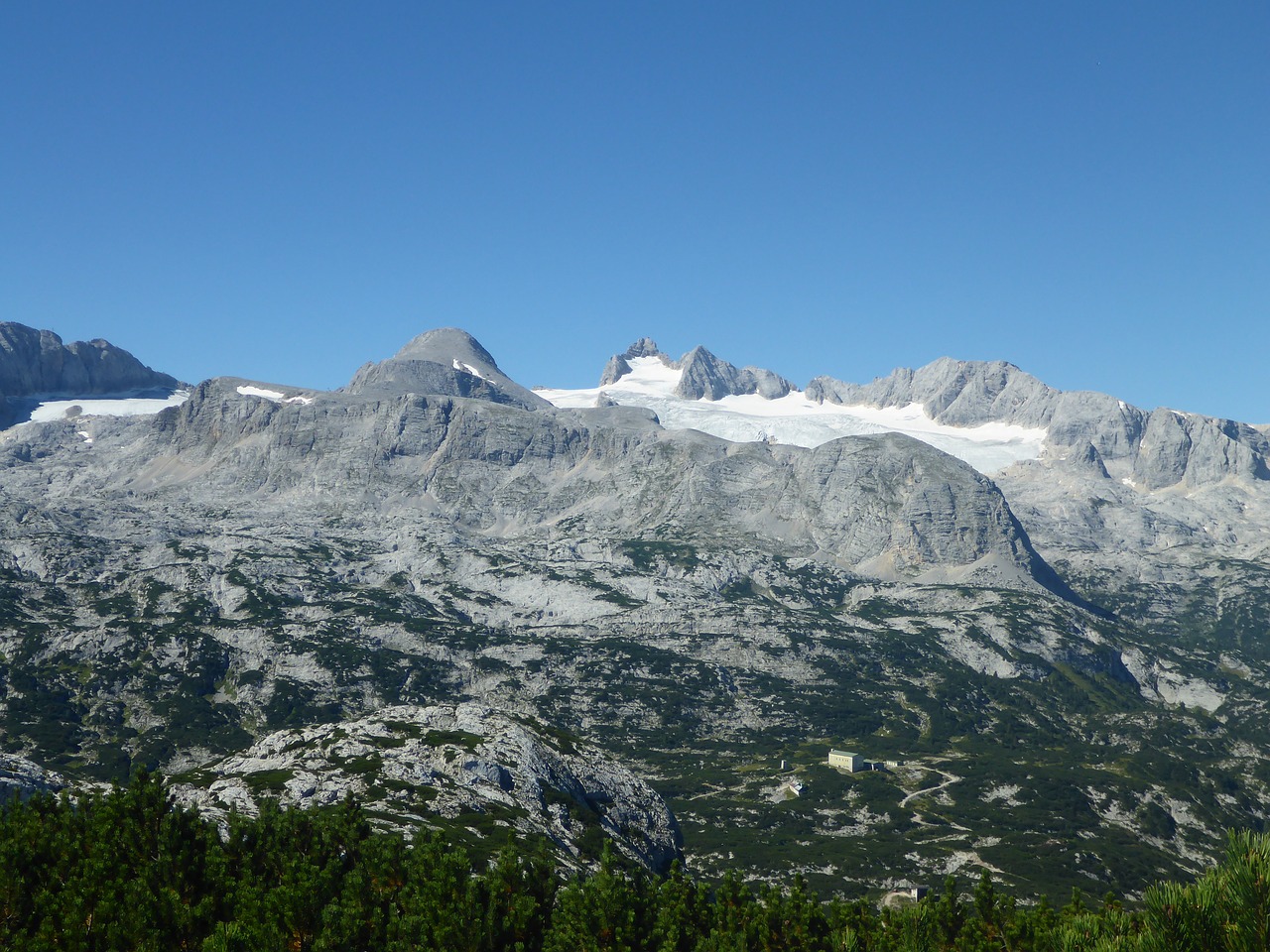 Kalnų Peizažas, Austria, Dachsteinas, Gamta, Kalnai, Perspektyva, Ledynas, Rokas, Nemokamos Nuotraukos,  Nemokama Licenzija