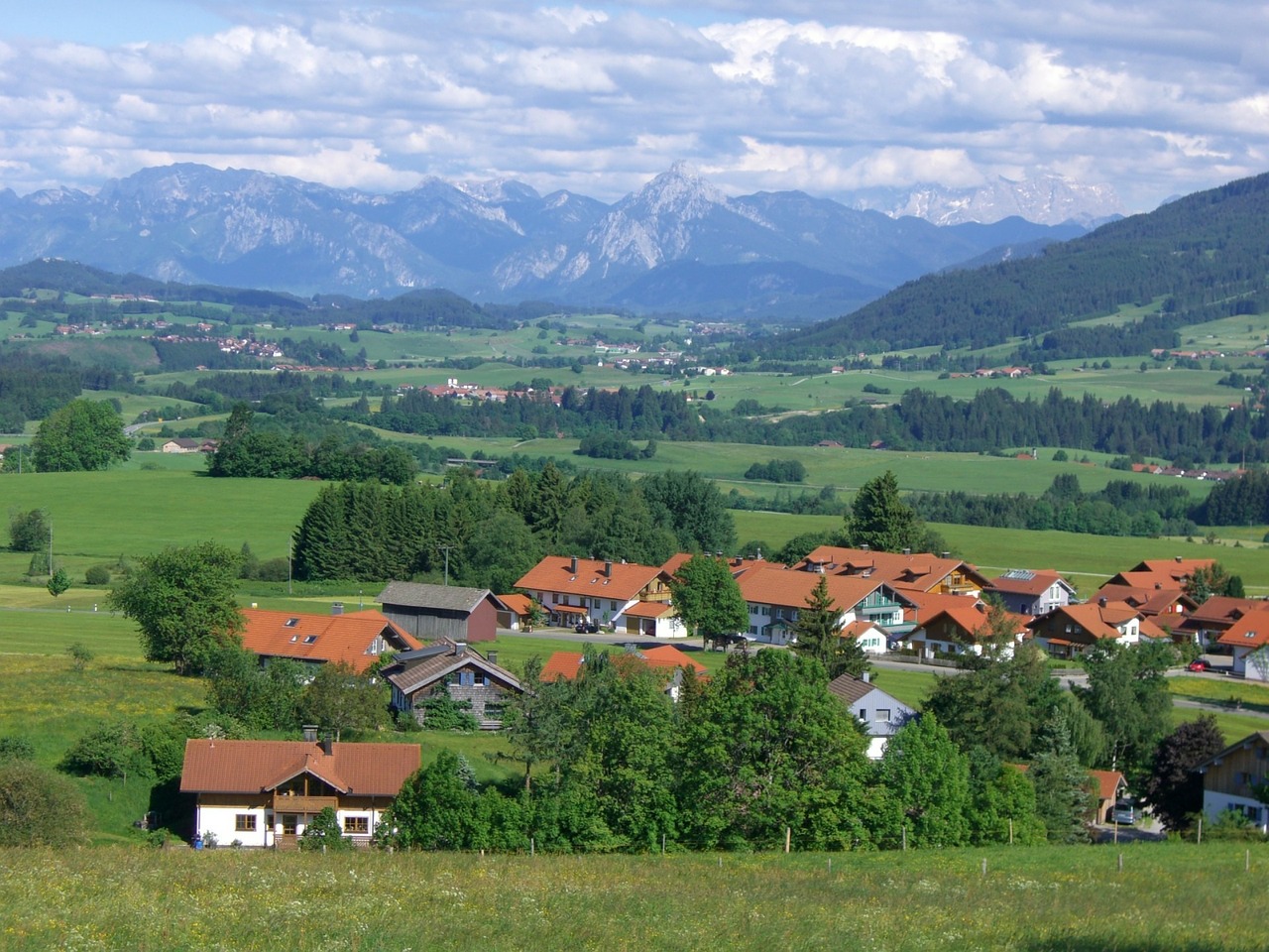 Kalnų Panorama, Mittelberg Oy, Allgäu, Nemokamos Nuotraukos,  Nemokama Licenzija