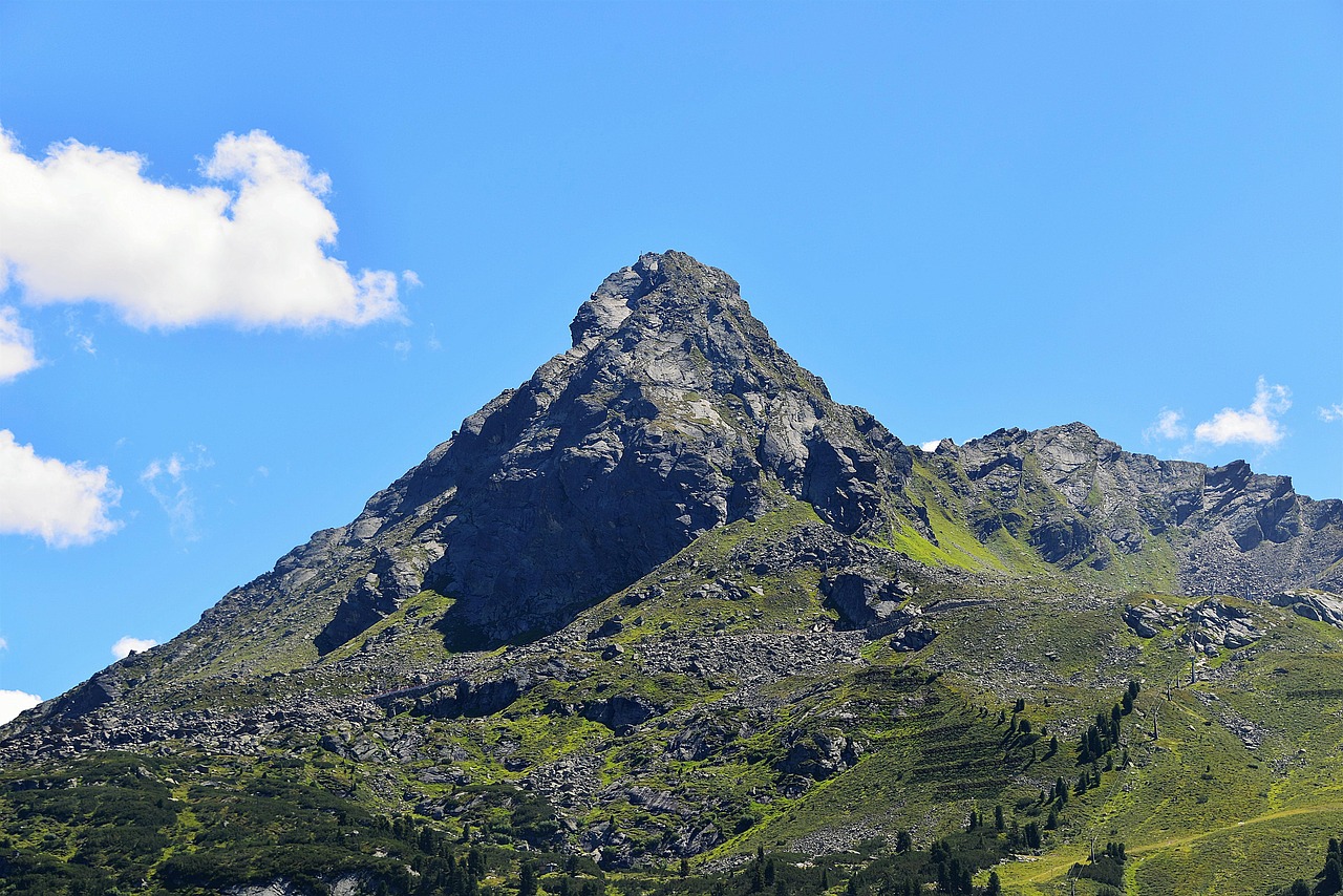 Kalnų Viršūnė, Kalnai, Debesys, Dangus, Tyrol, Kraštovaizdis, Nemokamos Nuotraukos,  Nemokama Licenzija