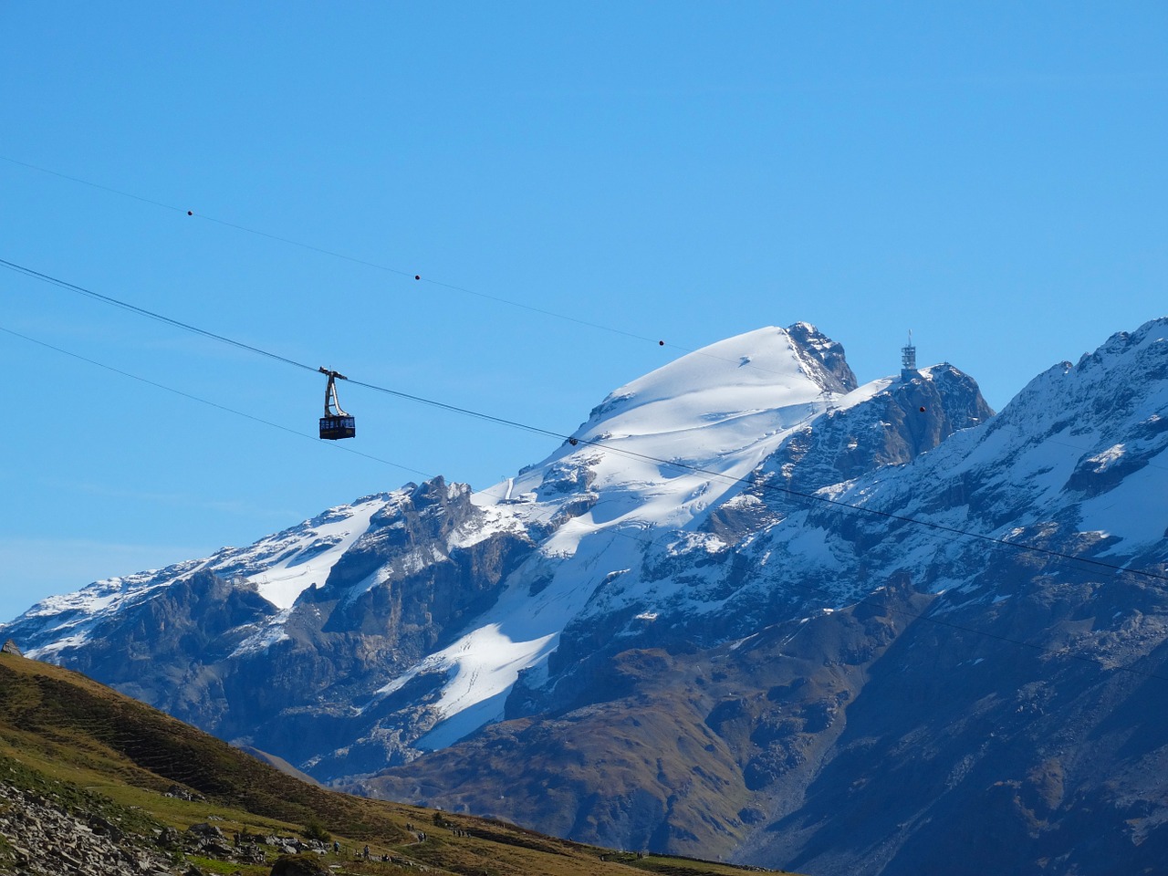 Kalnų Geležinkelis, Kalnų Viršūnių Susitikimas, Sniego Kalnai, Alpių, Šveicarija, Kalnai, Gamta, Melchsee-Frutt, Tannensee, Nemokamos Nuotraukos