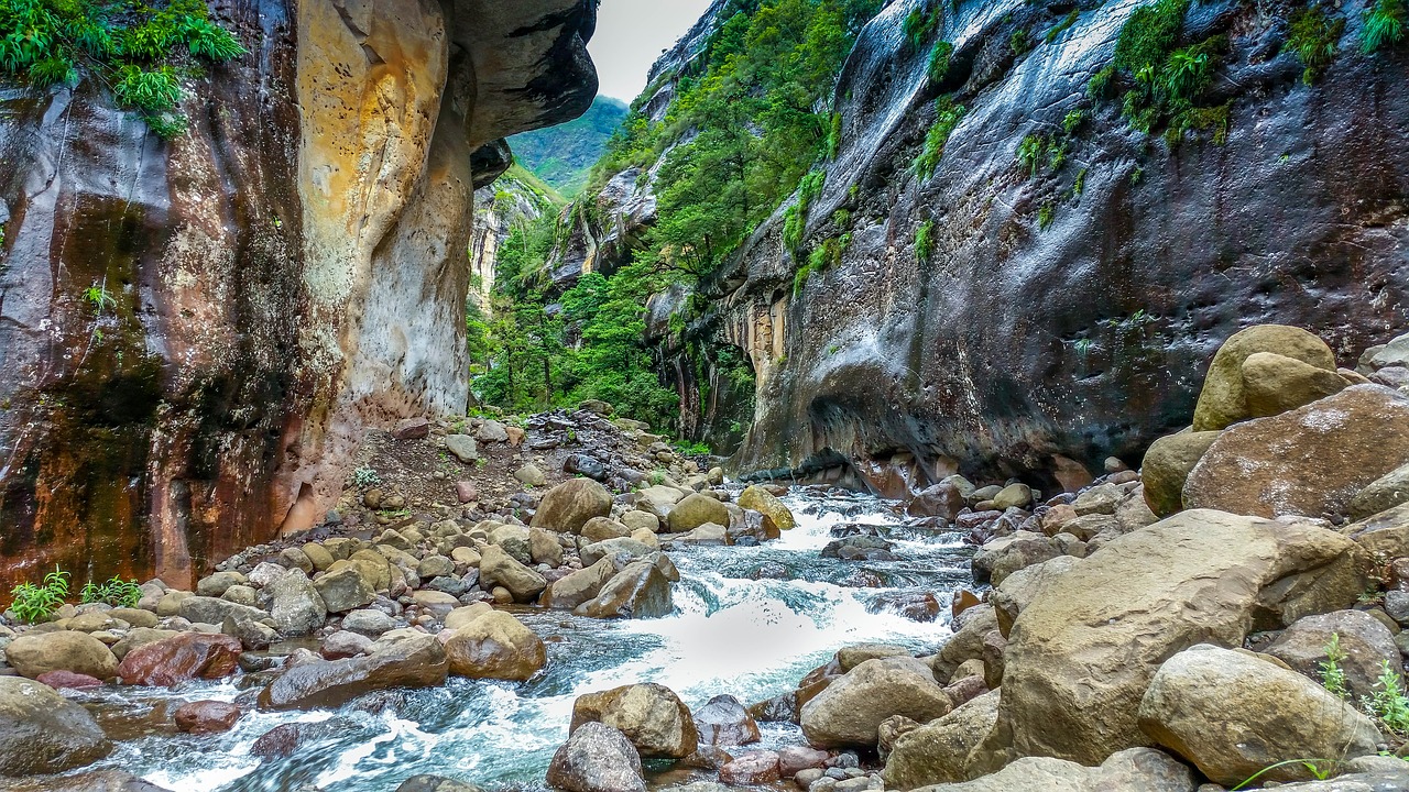 Kalnų Upė, Upė, Gorge, Upės Tarpeklis, Nemokamos Nuotraukos,  Nemokama Licenzija