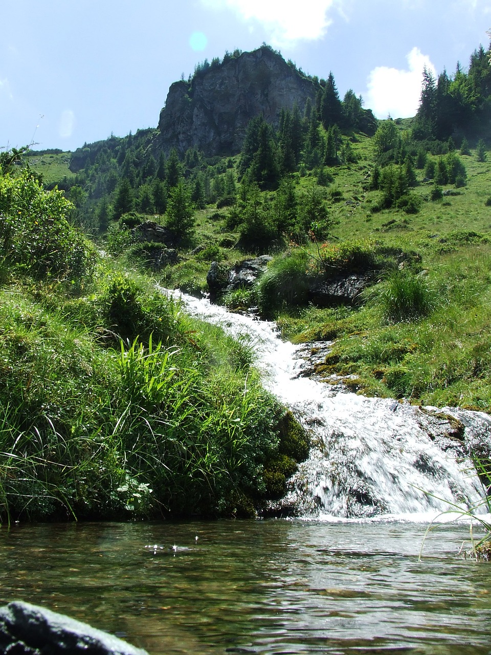 Kalnų Upelis,  Vanduo,  Karstas,  Krioklys,  Šlapias,  Alpinis Sziklagyep,  Alpių Pieva,  Cathy R Kalnai,  Puzdra,  Gamta