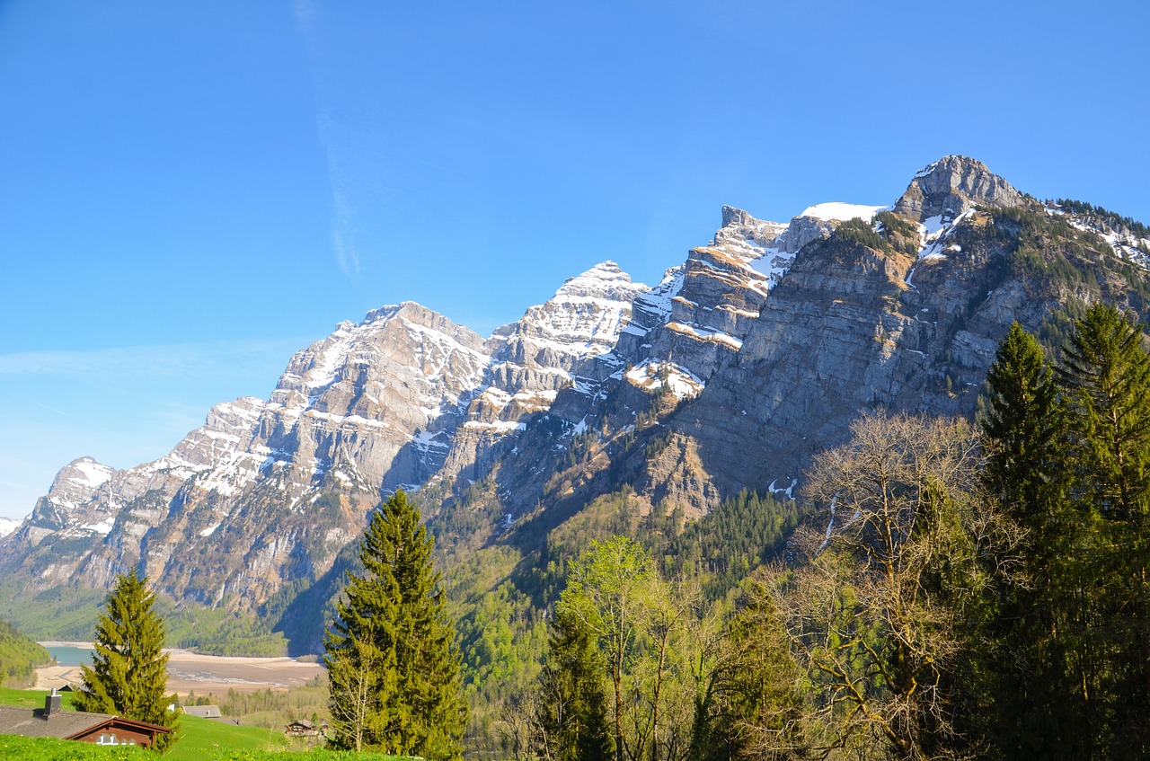 Kalnų Viršūnių Susitikimas,  Kalnai,  Glärnisch,  Masyvas,  Summit,  Panorama,  Alpine,  Šveicarija,  Glarus,  Pobūdį