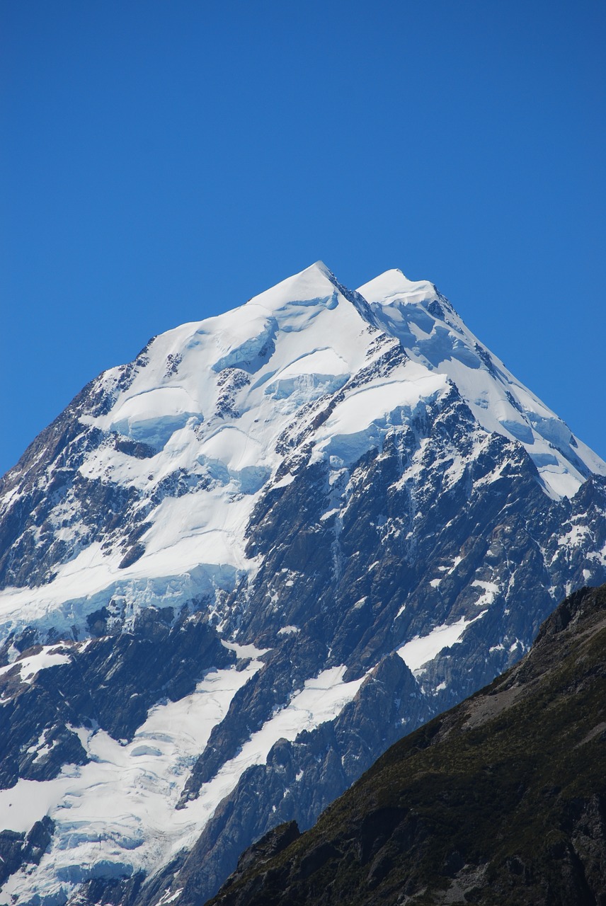 Kalno Viršūnė, Kalno Virėjas, Naujoji Zelandija, Pietų Alpėse, Alpių, Sniegas, Virėjas, Kalnas, Aoraki, Kraštovaizdis