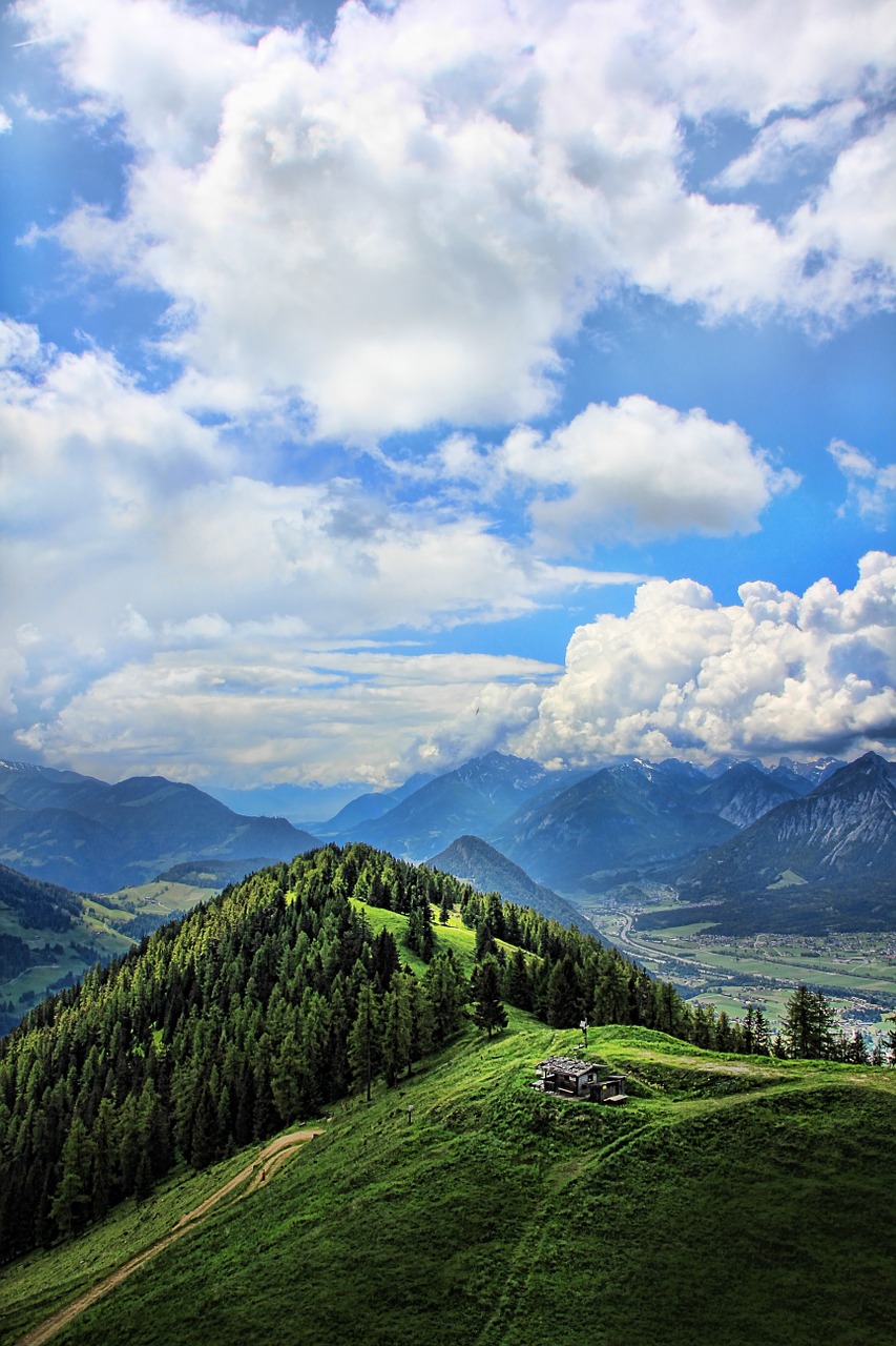 Kalnų Pasaulis, Kraštovaizdis, Kalnai, Alm, Alpių Namelis, Alpių Pieva, Austria, Gamta, Alpių, Dangus