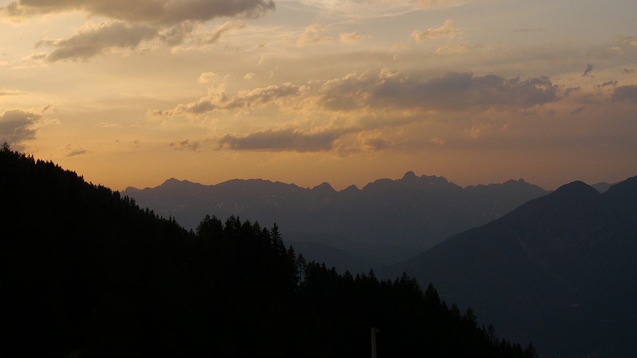 Kalnai, Pagal Amin Kalbasi, Saulėlydis, Tirol, Nemokamos Nuotraukos,  Nemokama Licenzija