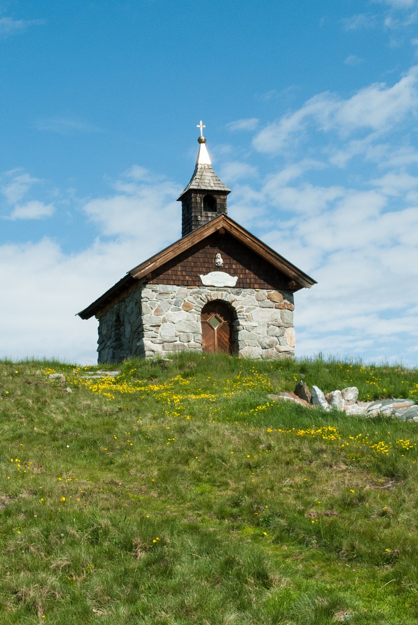 Kalnai, Kraštovaizdis, Gamta, Koplyčia, Vasara, Alpių, Dangus, Pieva, Nemokamos Nuotraukos,  Nemokama Licenzija