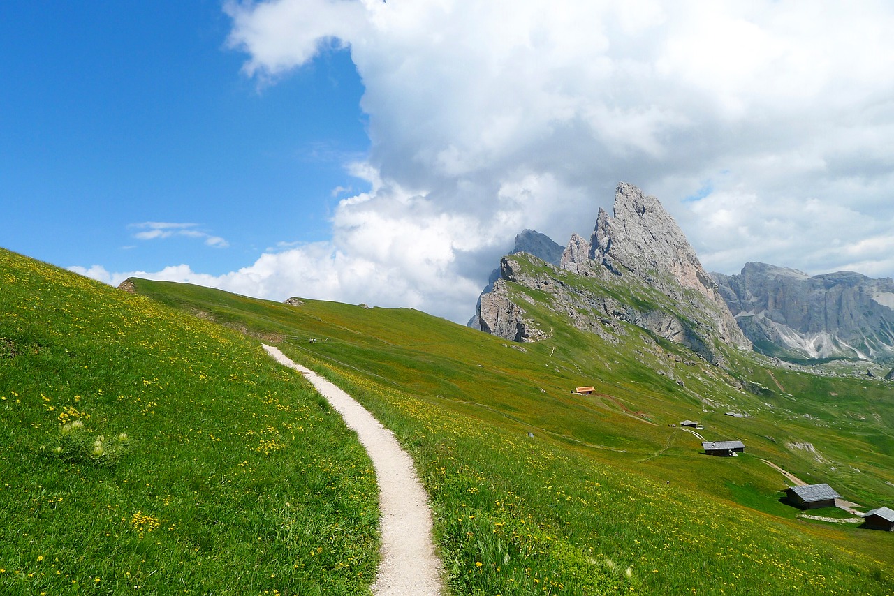 Kalnai, South Tyrol, Dolomitai, Alm, Alpių Panorama, Gamta, Kalnų Peizažas, Nemokamos Nuotraukos,  Nemokama Licenzija