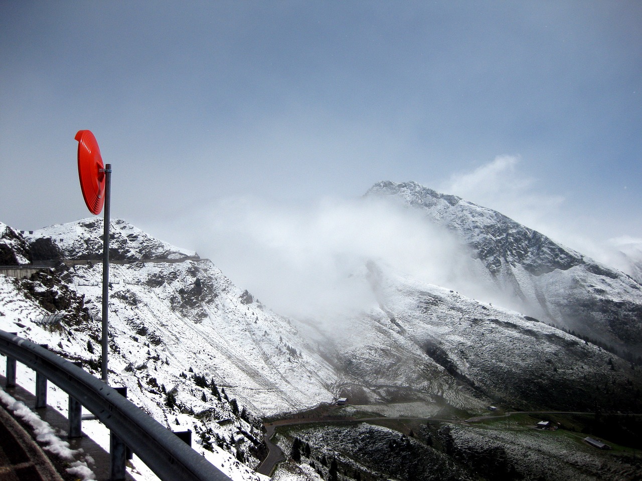 Kalnai, Sniegas, Žiema, Jaufenpass, Alpių Pravažiavimas, South Tyrol, Nemokamos Nuotraukos,  Nemokama Licenzija