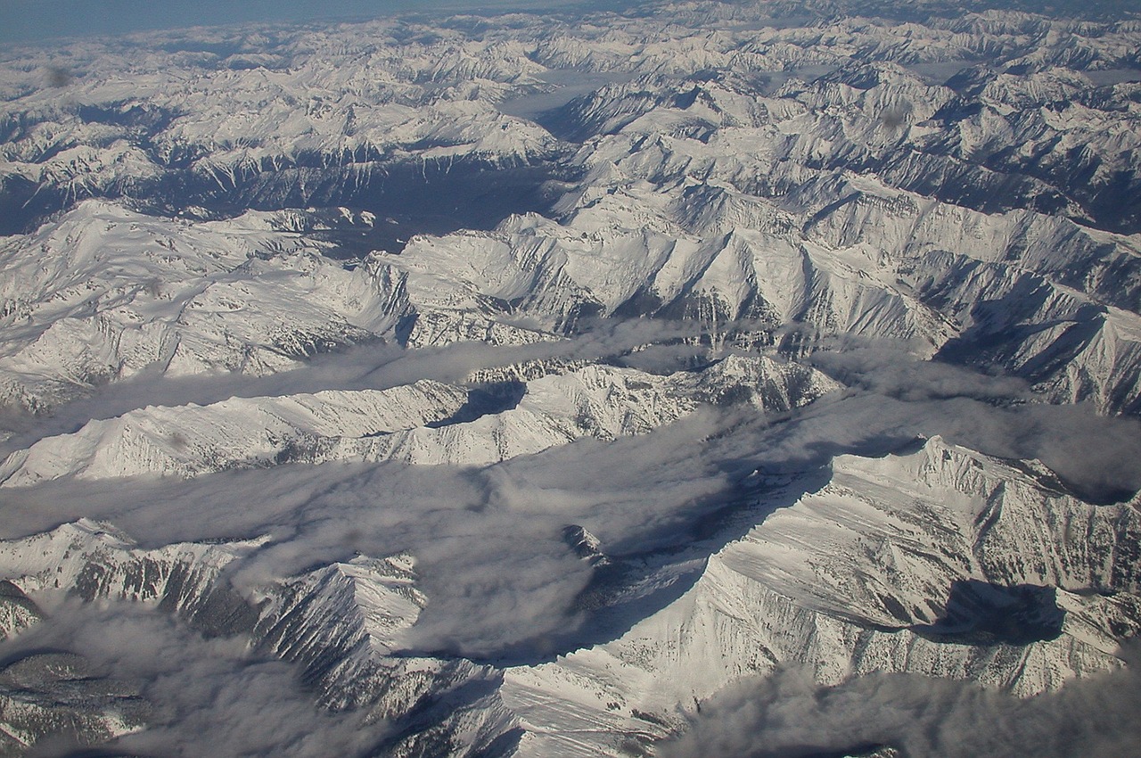 Kalnai, Oro Vaizdas, Kraštovaizdis, Mt, Baker-Snoqualmie Nacionalinis Miškas, Vašingtonas, Usa, Panorama, Sniegas, Kaskados Kalnų Slėnis