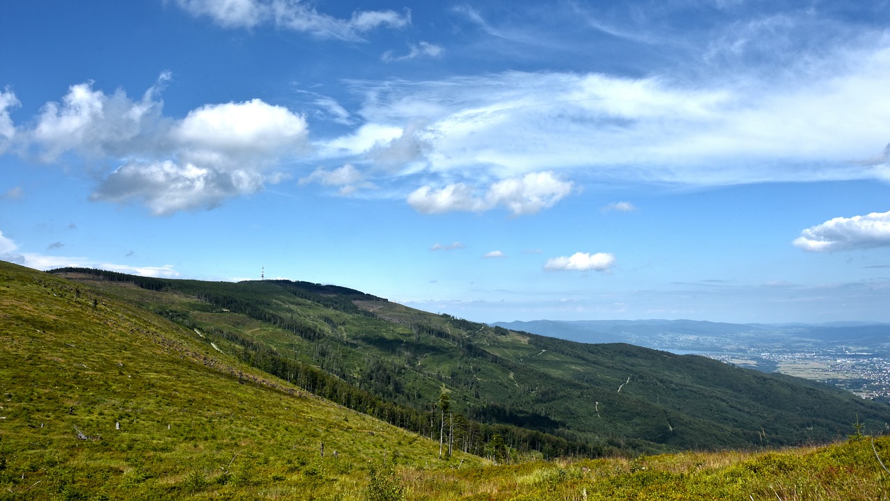 Kalnai, Beskidai, Silesian Beskid, Gamta, Turizmas, Žygiai, Kraštovaizdis, Vaizdas, Lenkija, Skrzyczne