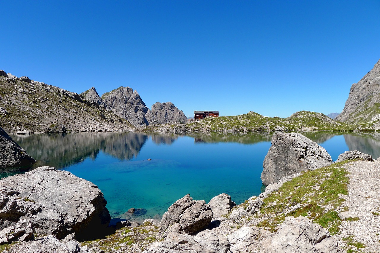 Kalnai, Bergsee, Kraštovaizdis, Gamta, Kalnų Namelis, Rytų Tyrol, Nemokamos Nuotraukos,  Nemokama Licenzija