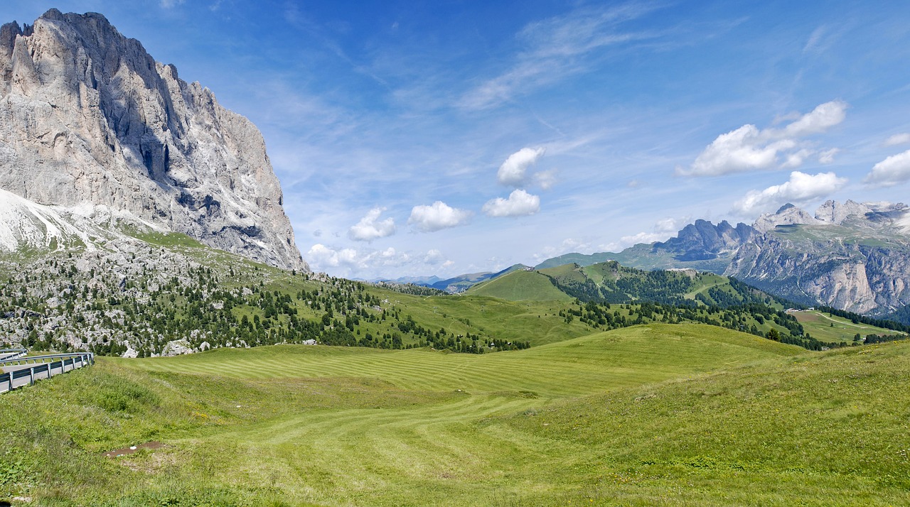 Kalnai, Gamta, Kraštovaizdis, Rokas, Dolomitai, Sella Jungas, Panorama, Alpių, Kalnų Peizažas, Austria