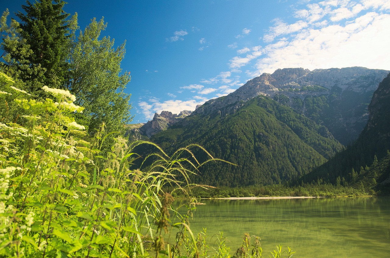 Kalnai, Ežeras, Dolomitai, Gamta, Vaizdas, Vanduo, Vasara, Italy, Nemokamos Nuotraukos,  Nemokama Licenzija