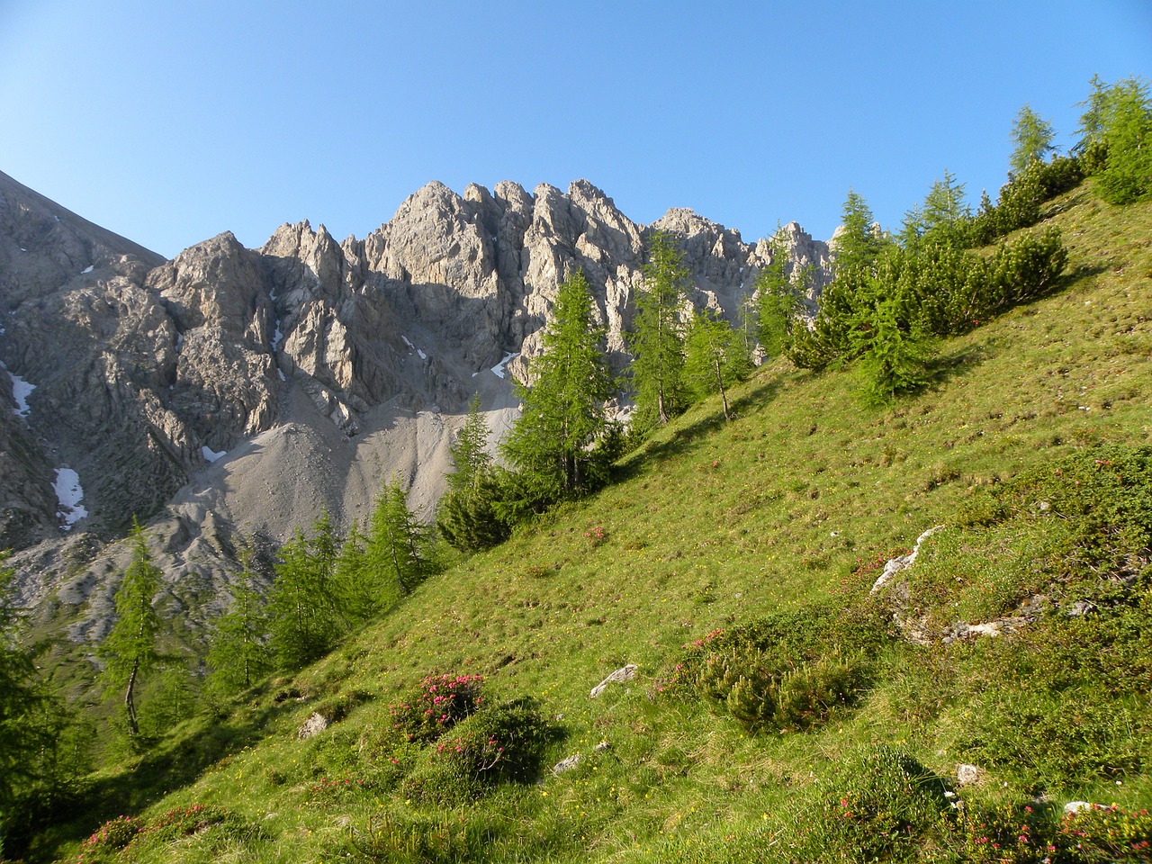 Kalnai, Lienz, Dolomitai, Alpių, Austria, Rokas, Piko, Uolingas, Scena, Kietas