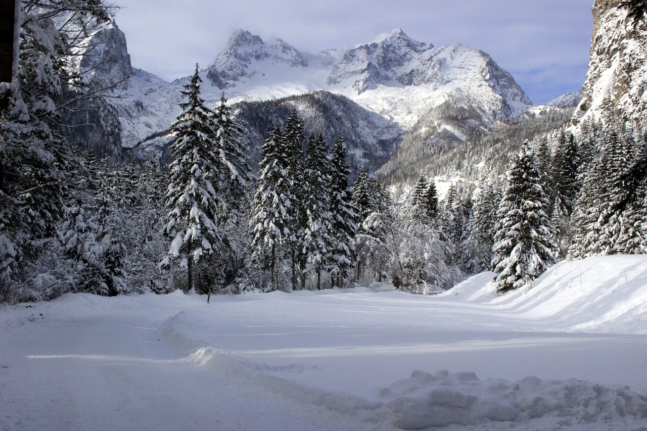 Kalnai, Austria, Sniegas, Žiema, Žygis, Kraštovaizdis, Gamta, Alpių, Panorama, Debesys