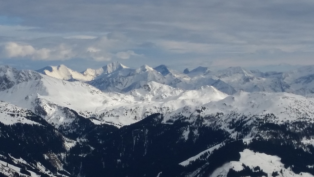 Kalnai, Austria, Tyrol, Žiema, Sniegas, Debesys, Nemokamos Nuotraukos,  Nemokama Licenzija
